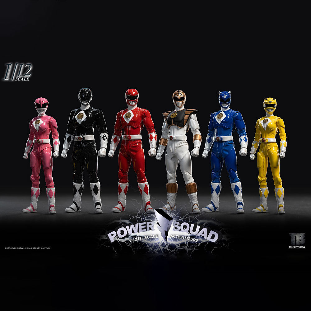 PREORDER: Toys Battalion TB020 1/12 Scale Power Squad Action Figures Set