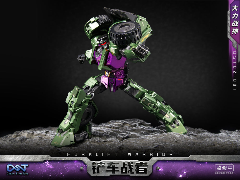 Dream Star Toys DST02-001 - Highly Poseable Forklift Warrior Toy