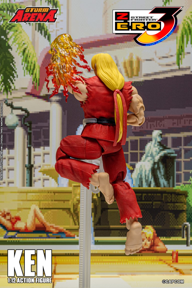 Pre - order Collectible Street Fighter Zero 3 Action Figure of Storm Arena Ken