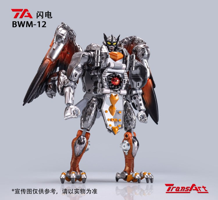 TransArt BWM-12 Lightning: Adult-Collector's Transformable Robot to Winged Wolf Toy