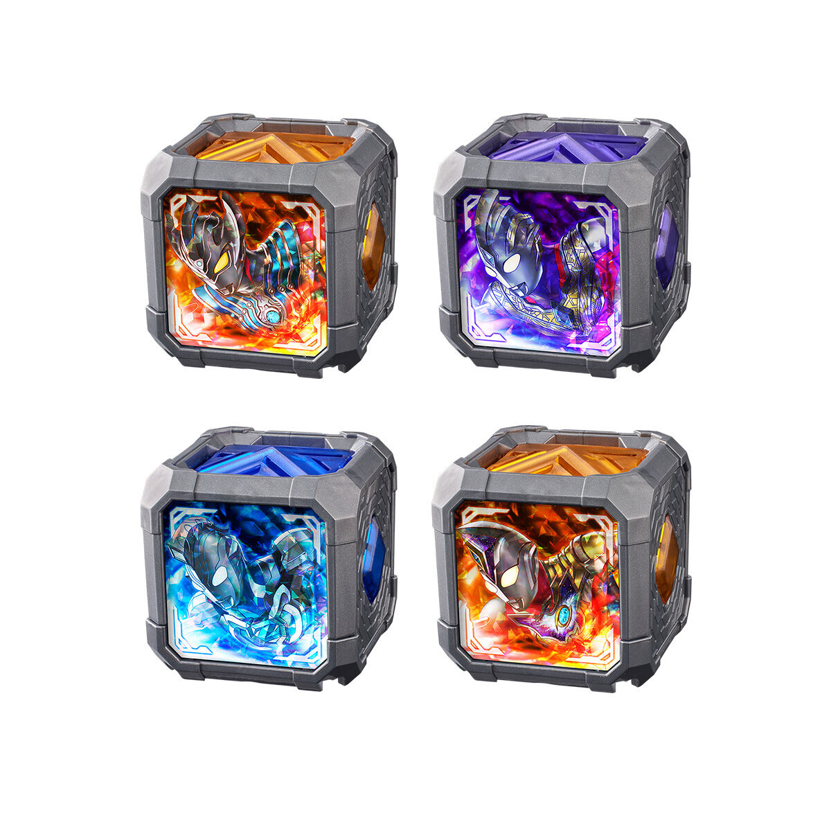 Premium New-Gen DX Arc Cube Stars Set 03 - Ultraman Taiga, Z, Trigger & Decker