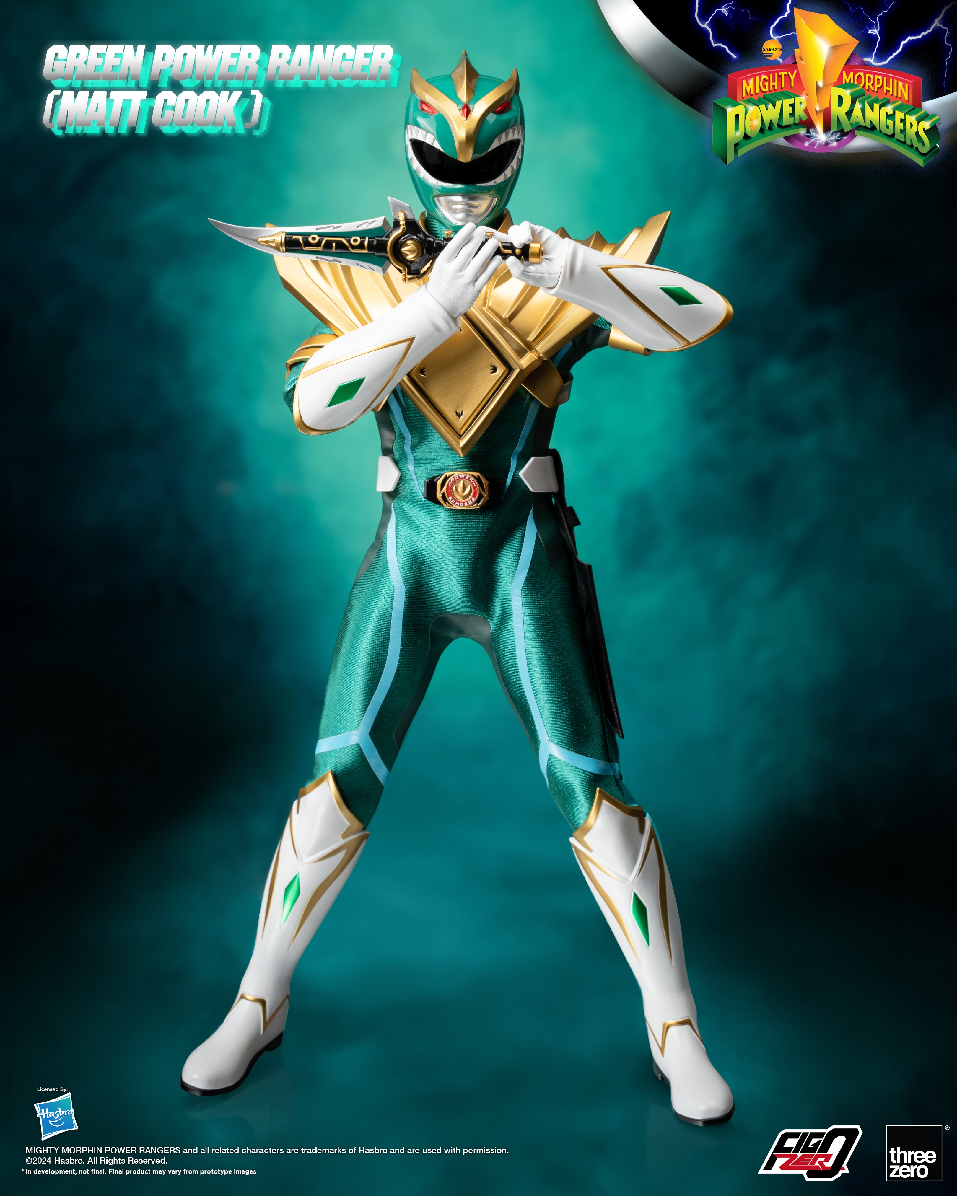 FigZero 1/6 Scale Mighty Morphin Green Ranger Matt Cook Version Toy