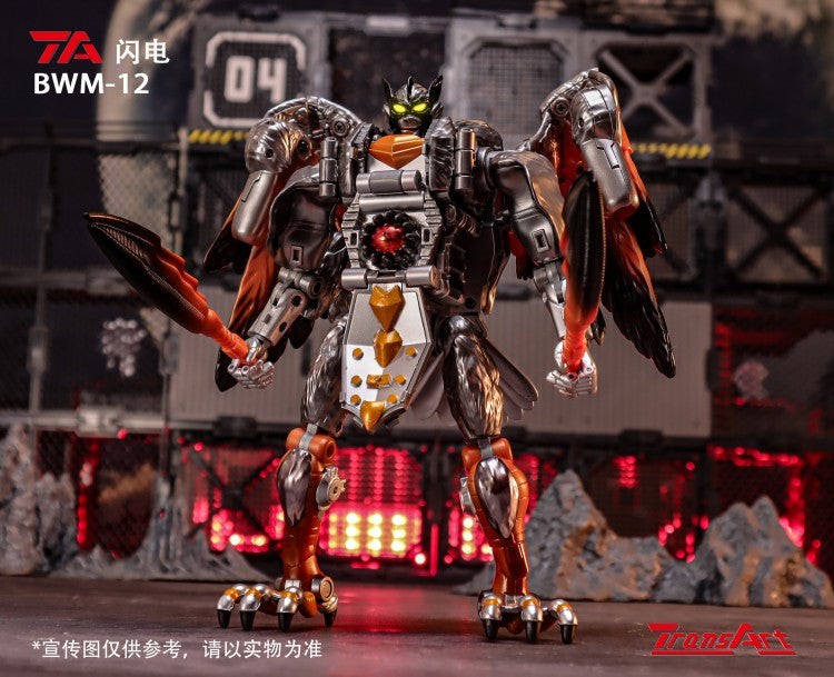 TransArt BWM-12 Lightning: Adult-Collector's Transformable Robot to Winged Wolf Toy