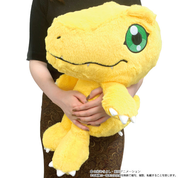 Extra-Large Purinui Agumon Plush from Digimon Adventure
