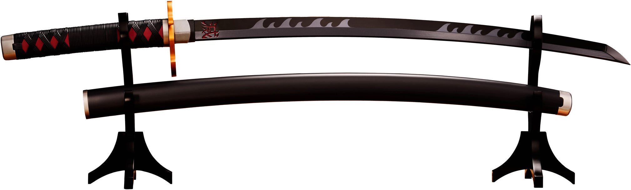 Pre - order: Demon Slayer PROPLICA Nichirin Sword (Tanjiro Kamado) - Rengoku's Guard Version Replica Collectible