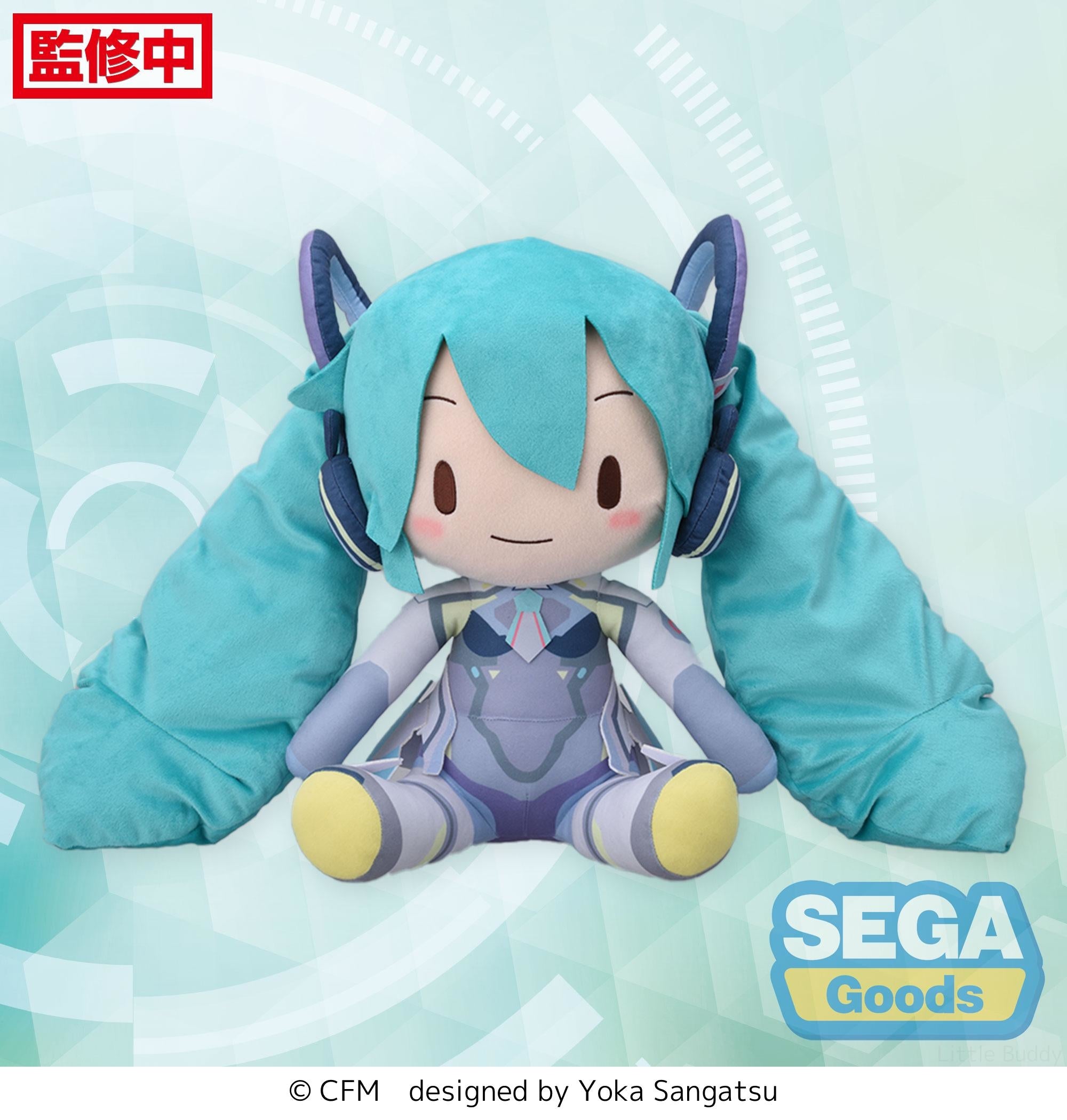 2024 Fuwa Petit LL Racing Miku Over 15-Inch Jumbo Plush