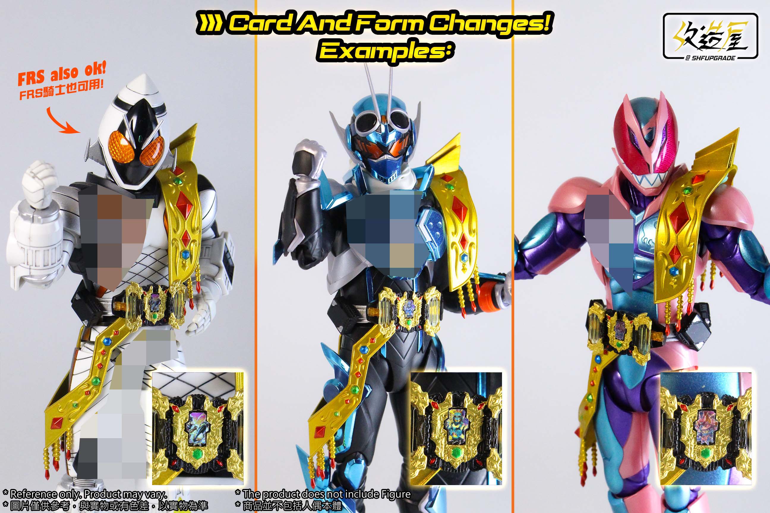 Kamen Rider Legend Gorgeous Transformation Accessory Set for SH Figuarts Action Figures