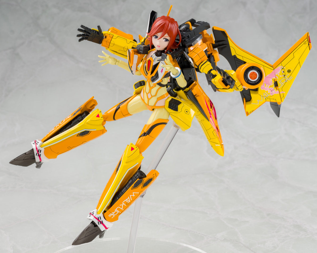 Aoshima V.F.G. Macross Delta VF-31J Siegfried Kaname Buccaneer Color-Molded Model Kit