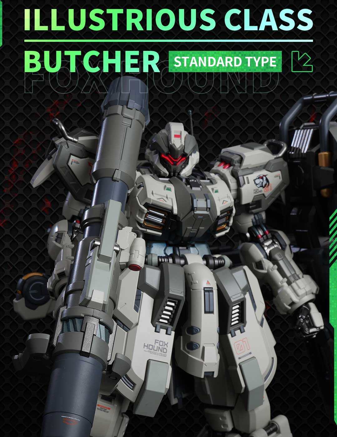 [PREORDER] MOSHOW Progenitor Effect Illustrious Class Fox Hound Butcher Standard Type Mecha Model