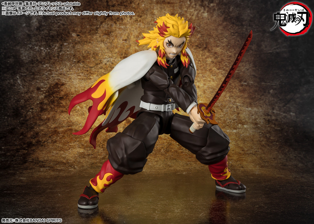Preorder: SH Figuarts Demon Slayer Kyojuro Rengoku Action Figure
