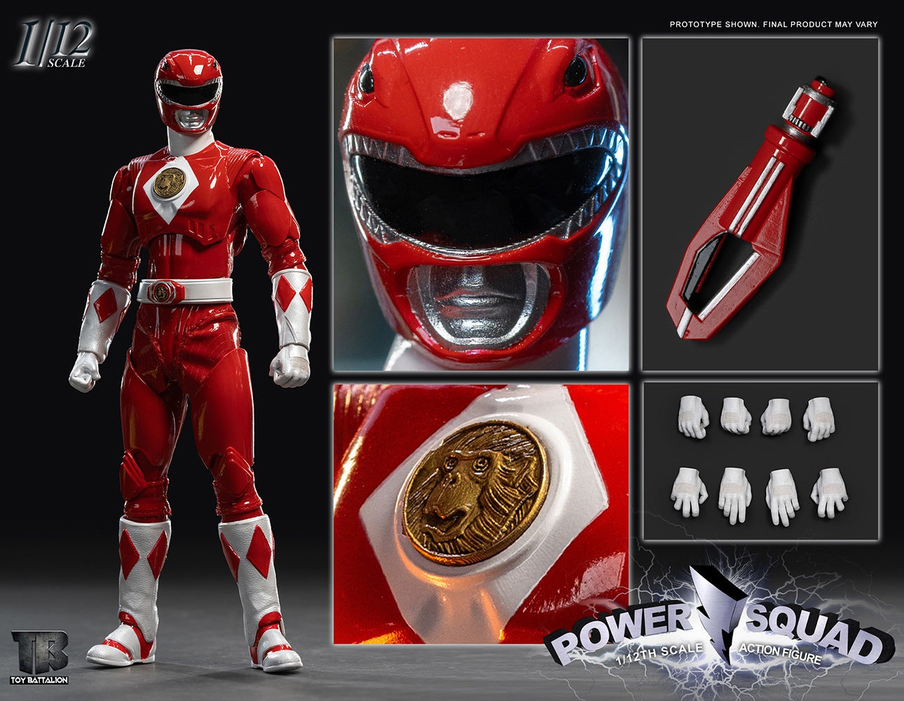 PREORDER: Toys Battalion TB020 1/12 Scale Power Squad Action Figures Set