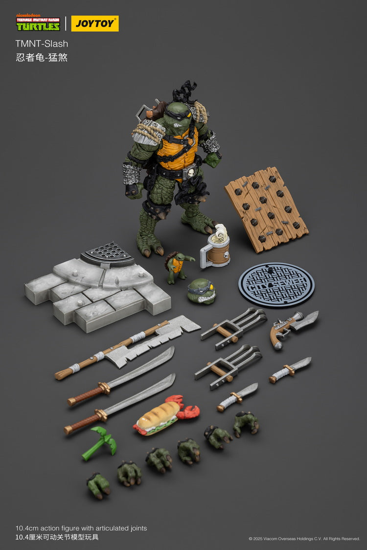 Pre - order JoyToy 1/18 Scale Teenage Mutant Ninja Turtles Slash Action Figure