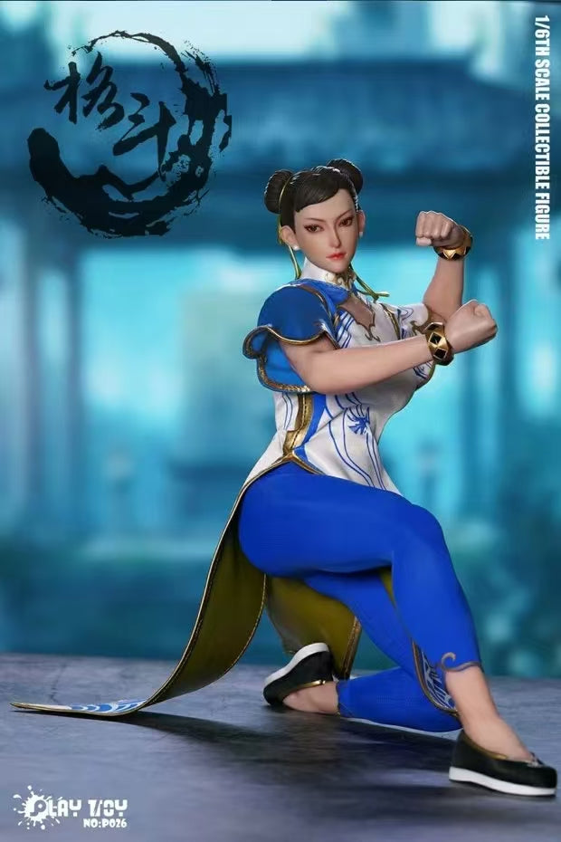 Preorder - 1/6 Scale 6th Gen Chun - Li Playtoy P026 Action Figure